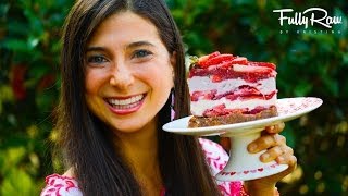 FullyRaw Strawberry Shortcake [upl. by Elman]