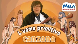 Luomo primitivo  canzoni per bambini di Renato lo scienziato Educational MelaMusicTV ​ [upl. by Abbate870]