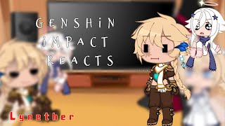 Genshin impact reactsGCRVLynethermade before 41 [upl. by Ybreh381]