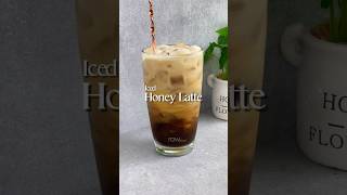 Iced Honey Latte homecafe [upl. by Allayne]