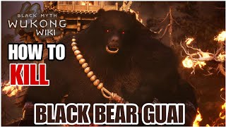 How to defeat 5th Boss EASY  Black Myth Wukong BLACK BEAR GUAI wukong [upl. by Lammaj]