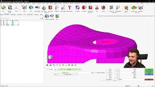 Altair Hyperworks 20221 Modal Transient Response Analysis of a bracket OST1315 [upl. by Sikata]