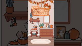 Maple Avenue House Build 🍂🎃 tocaboca tocalife tocalifeworld tocabocaworld sharkyshark [upl. by Camm721]