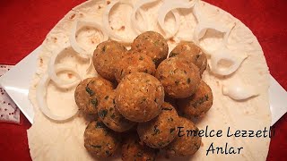 FALAFEL TAHİNLİ NOHUT KÖFTESİ TARİFİ  Yemelere doyamayacaksınız [upl. by Emmalee]