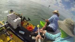 BTB Motor Kayak Catamaran Oil Rig Trip 32013 [upl. by Rollecnahc61]