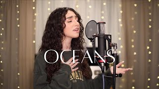 Oceans  Hillsong United cover by Genavieve Linkowski  Collab w Anthem Worship  MassAnthem [upl. by Tedi805]