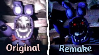 FNaF VHS Original vs Remake Dismantled Deactivated [upl. by Uzzial]