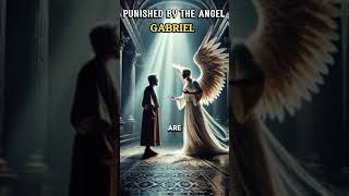 The Mute Prophet Angel Gabriels Punishment  BIBLE STORIES biblestory shorts viralvideo fyp [upl. by Akirdna]