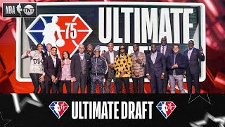 NBA 75 Ultimate Draft  NBA on TNT [upl. by Farnsworth771]