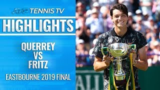 Taylor Fritz Wins First ATP Title  Eastbourne 2019 Final Highlights [upl. by Cos838]