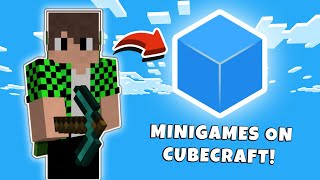 🔴 PLAYING MINIGAMES ON CUBECRAFT [upl. by Reese]