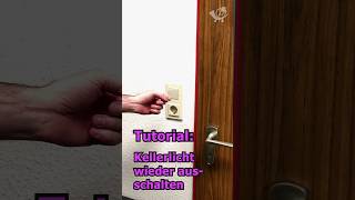 Tutorial Licht ausmachen wenn man den Keller verlässt [upl. by Ilrahc]