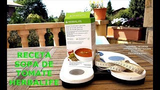 VIDEO RECETA SOPA DE TOMATE DE HERBALIFE [upl. by Nosnah32]