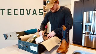 Unboxing First Pair of Tecovas  The Doc [upl. by Dolph]