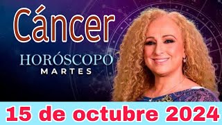 horoscopo de hoy Cáncer  Horóscopo Diario  Cáncer  15 de octubre de 2024 [upl. by Ikkaj]