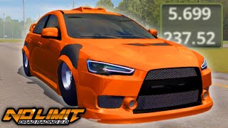 Mitsubishi Evo 56 Tune  No limit drag racing 20 v196 New Update [upl. by Gustaf]