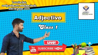 Adjective class 1 SARWODAYAEducation by Amarjeet sir youtube englishgrammar chsl [upl. by Yenolem]