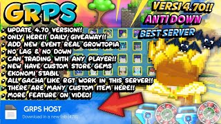 BEST SERVER CUY🔥 NEW UPDATE🚀😋  GROWTOPIA PRIVATE SERVER TERBARU 2024  BEST GTPS 2024  V 470 [upl. by Talanian555]