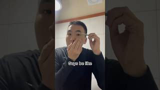 Guys don’t use lotion hand cream and foam cleansingforyou funny 추천 comedyvideos memes shorts [upl. by Richardson806]