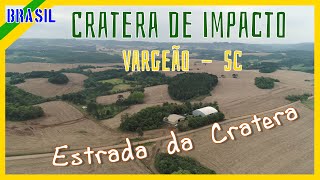 Cratera do Meteoro Vargeão  SC Estrada Barra Grande  Vargeão  Drone Meteor Impact Crater [upl. by Asilet]