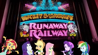 Ponies on Mickey amp Minnies Runaway Railway [upl. by Orten312]