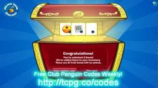 Unlocking All Innocent Fruit Code Items on Club Penguin [upl. by Harak457]