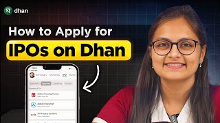 How to Apply for IPOs on Dhan  Explained in Hindi  Dhan [upl. by Narud412]