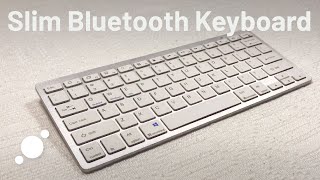 Miniso Slim Bluetooth Keyboard Initial6th Month Review Budget Tech review [upl. by Flor]