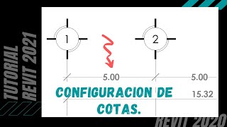 Aprendiendo Revit Configuración de cotas Dimensions [upl. by Amersham]