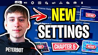 Peterbots NEW Settings In Fortnite Chapter 5 BEST STRETCHED RES [upl. by Eixela]