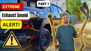 Toyota Revo HKS Silencer Exhaust Direct Pipe double tip Review  Roar Sound PART 1 [upl. by Brawley]