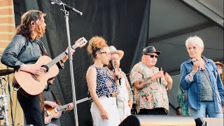 Joan Baez and Hosier “We Shall Overcome” Live at Newport Folk Festival RI July 26 2024 [upl. by Ahtar]