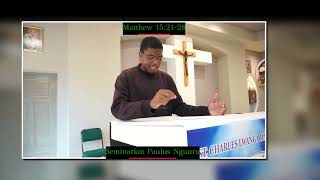 Seminarian Paulus Nguuru Gospel reflection Wednesday of the 18th week in ordinary time Rumanyo [upl. by Iveson]