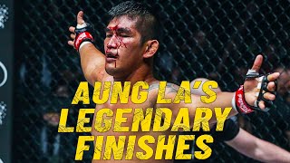 Aung La N Sangs LEGENDARY Finishes [upl. by Waltner119]