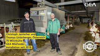 GEA Dairy Farming  Christoph Jantscher und Thomas Unterberger Österreich [upl. by Korella]