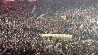 Partizan  Olympiacos GROBARI IN TRANCE SINGING PAOK SONGS [upl. by Kissie]