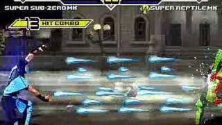 Super SubZero Vs Super Reptile Mugen [upl. by Entwistle664]