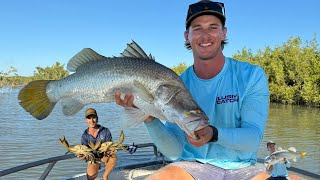 BARRA and MUDCRABS Fishing the Gulf of Carpentaria [upl. by Eisdnyl]