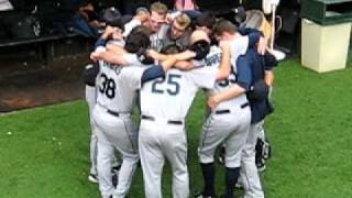 2009 Seattle Mariners Bullpen Pregame Ritual [upl. by Sivatco801]