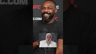 THE POPE DOESNT WANT ANY OF JON JONES SMOKE [upl. by Arabelle916]