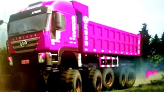 DUMP TRUCK DJ  TRUK JOGET TIK TOK  FUNNY TRUCK  TRUK OLENG DJ  MOBIL TRUCK DANCE TIKTOK [upl. by Olympia]