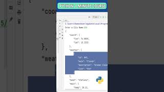 Python Json Parsing shorts [upl. by Eves572]