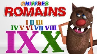 Foufou  Les Chiffres Romains pour les enfants Learn Roman Numbers for Kids 4k [upl. by Hgielrac]