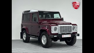 2016  Land Rover Defender 90 Station Wagon 22TD  Montalcino Red  Walkround Video [upl. by Emmerie]