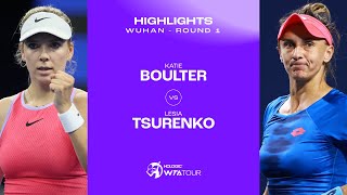 Katie Boulter vs Lesia Tsurenko  2024 Wuhan Round 1  WTA Match Highlights [upl. by Winny]