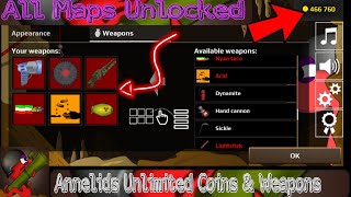 Annelids Game Play  All Weapons Unlocked🔥  All Levels amp Maps Unlocked💥💥  Technical S Gamer [upl. by Bringhurst]