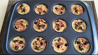 Savory and Colorful Oatmeal Muffins Perfect for Breakfast [upl. by Ahtanamas]