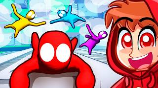 7 Friends on 1 Skyscraper Gang Beasts [upl. by Salina200]