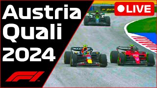 🔴F1 LIVE  Austria GP QUALI  Commentary  Live Timing [upl. by Ocer]