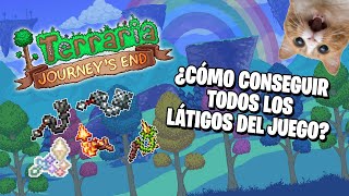 ¿CÓMO CONSEGUIR TODOS LOS LATIGOS DE TERRARIA  FURIOM [upl. by Eical]